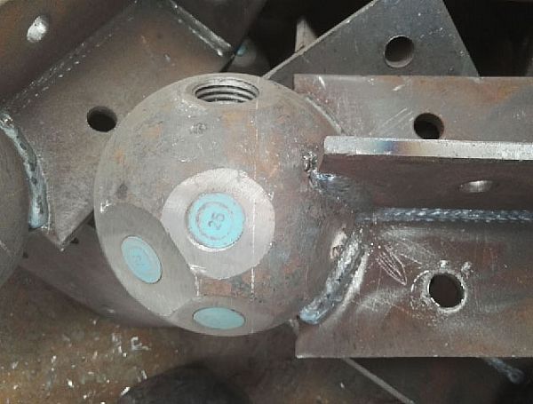 朝阳螺栓球球塞，网架配件